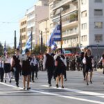 The student parade is underway in the center of Athens - See News photos