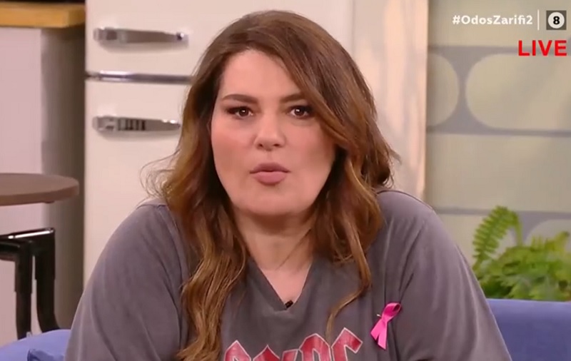 Katerina Zarifi for Giorgos Liagas: "Doesn't he have a position there at Radio Arvyla?"