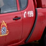 Disturbance in Thessaloniki due to a fire in a waste bin in Kapani