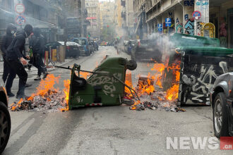 Episodes in Exarchia after the all-education rally