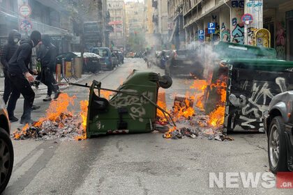 Episodes in Exarchia after the all-education rally