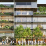 Construction of an office building on the former Kodak property begins