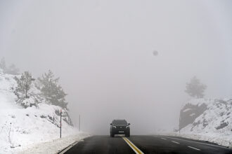 Unsettled weather and worsening from today, Monday with rain, storms and snowfall