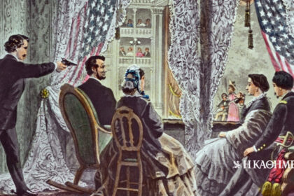 As of today: April 14, 1865 - Abraham Lincoln is murdered