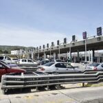 Mass exit and kilometers at the Elefsina Tolls in Attica and Malgars in Thessaloniki