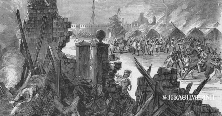 As of today: May 10, 1857 - Breaks uprising in India