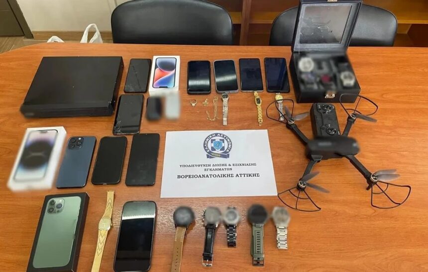 Four gang members arrested in Attica and Chalkida