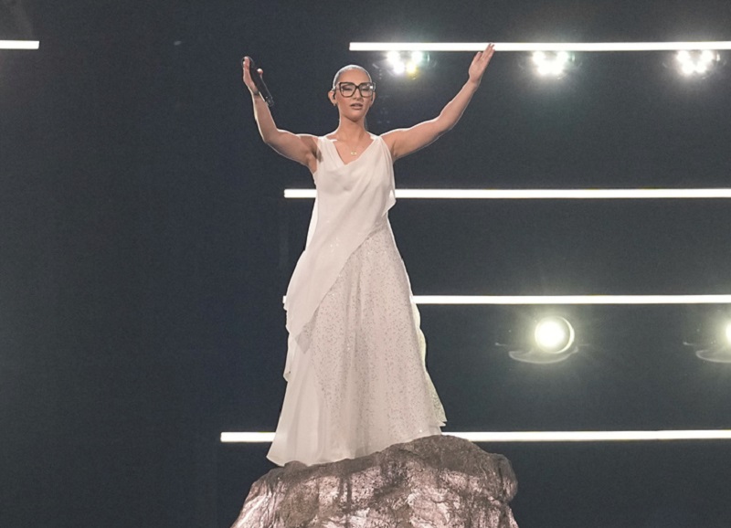 The second semifinal of Eurovision was scanned on television